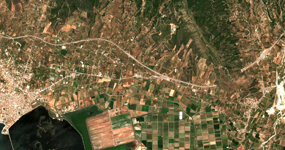 Mapa por satélite de Drosiá