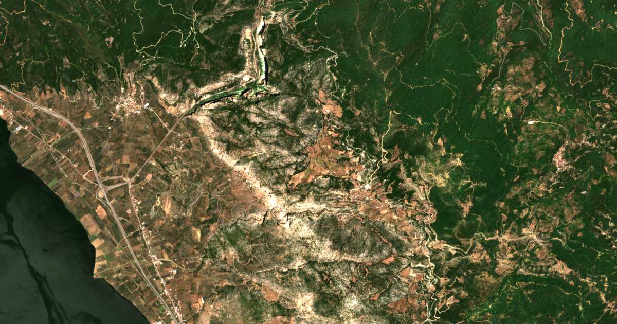 Mapa por satélite de Káto Elliniká