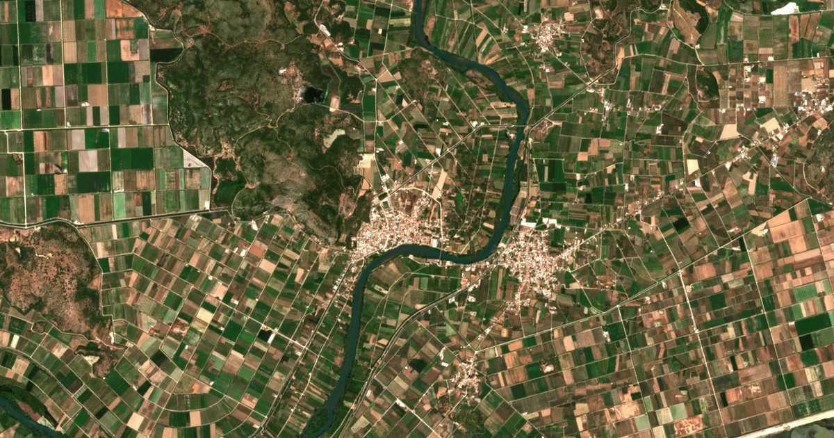 Mapa por satélite de Katochí