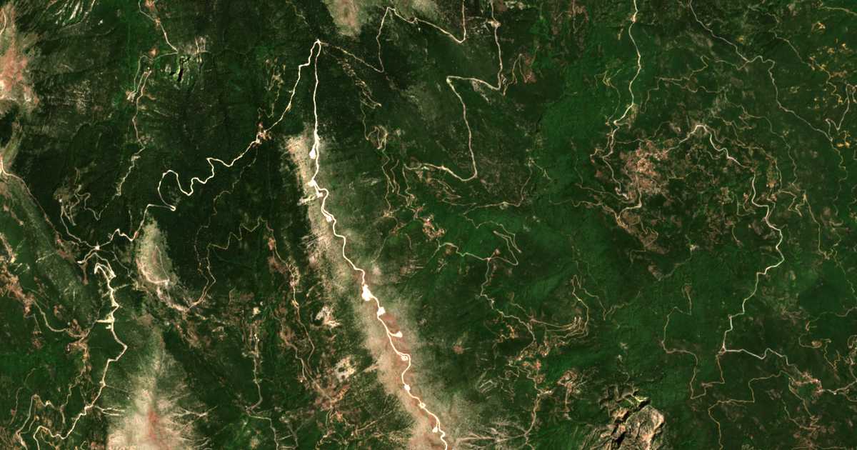 Mapa por satélite de Anavrytí