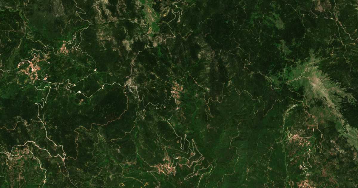 Mapa por satélite de Elatoú
