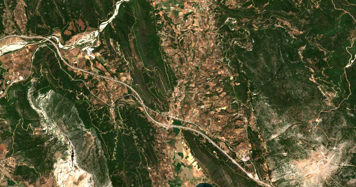 Mapa por satélite de Gavrolímni