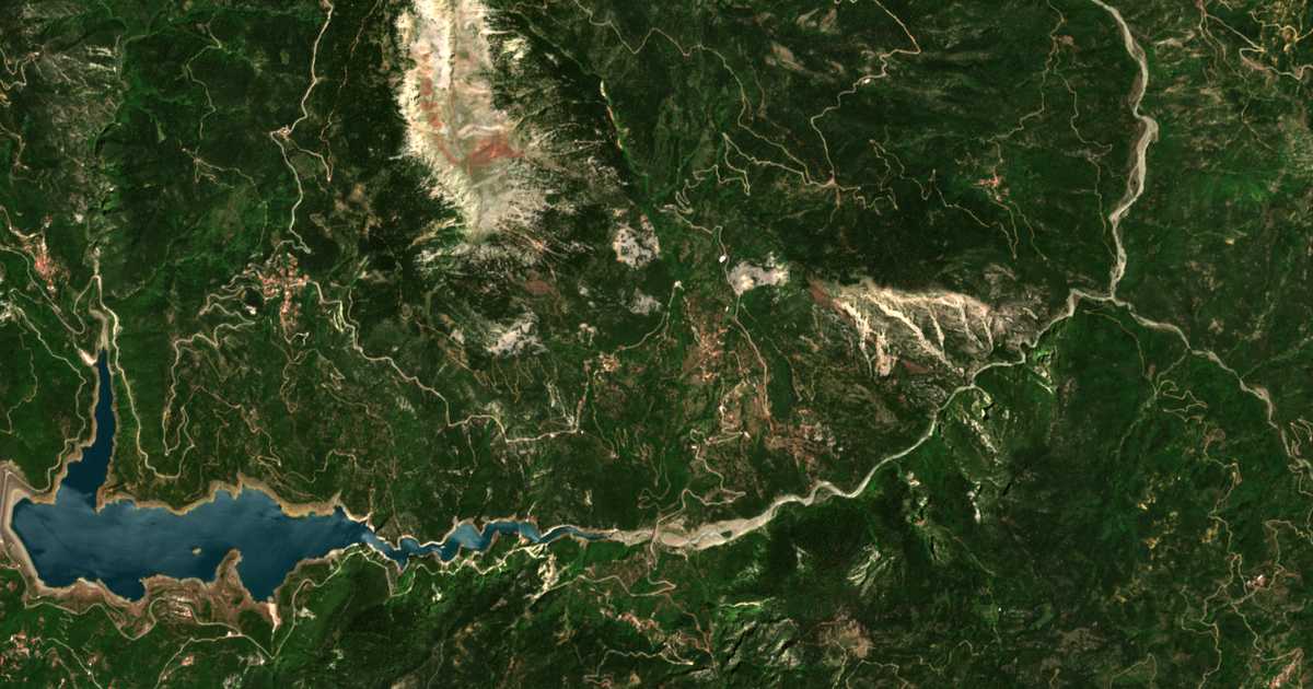 Mapa por satélite de Klepá