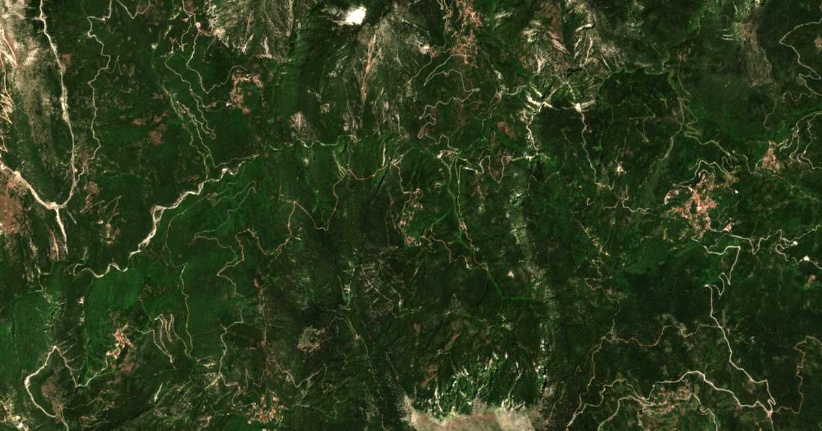 Mapa por satélite de Pódos