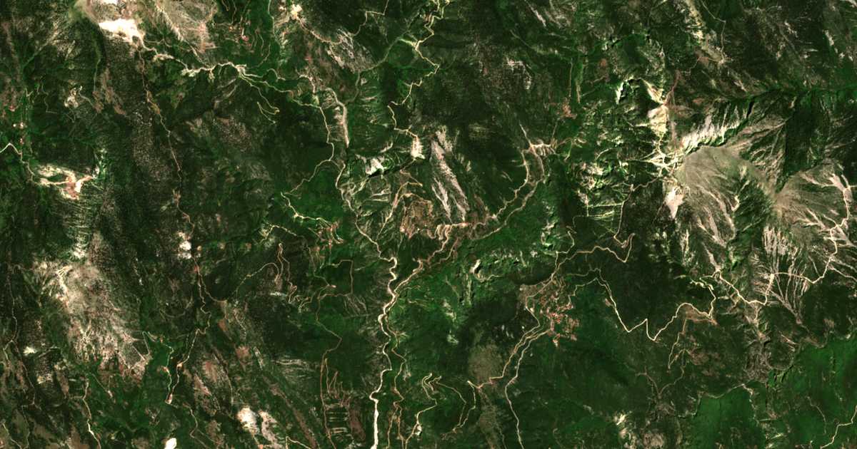 Mapa por satélite de Ampélia