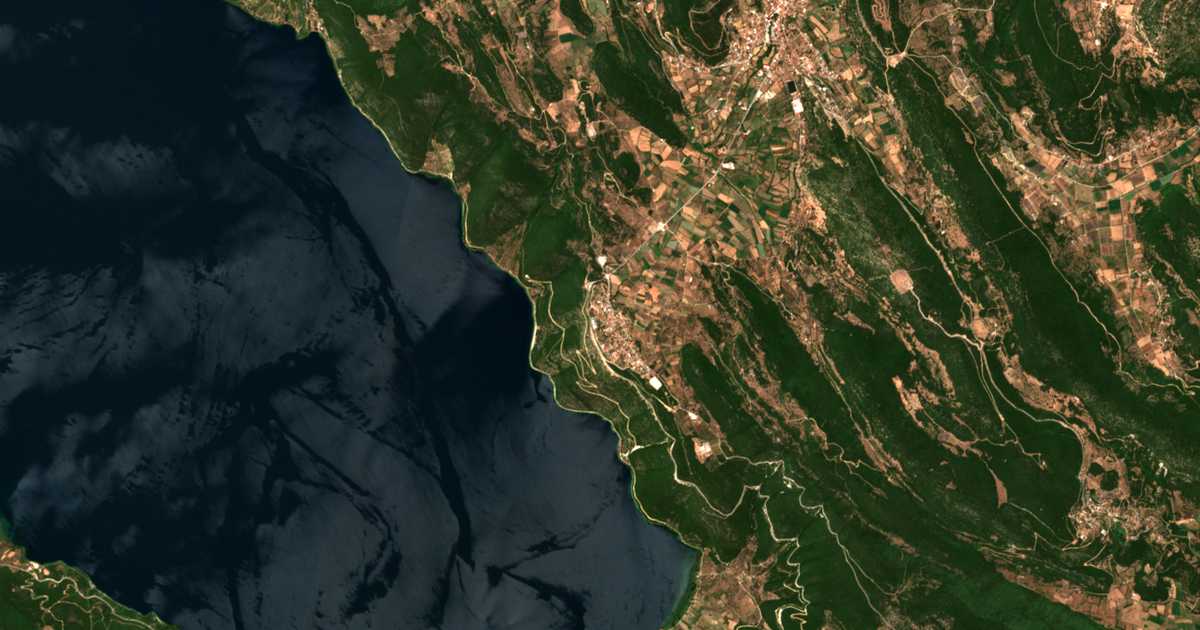 Mapa por satélite de Petrochórion