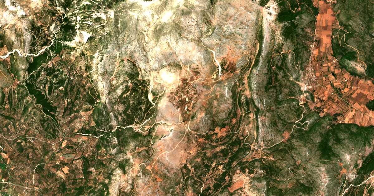 Mapa por satélite de Archontochórion