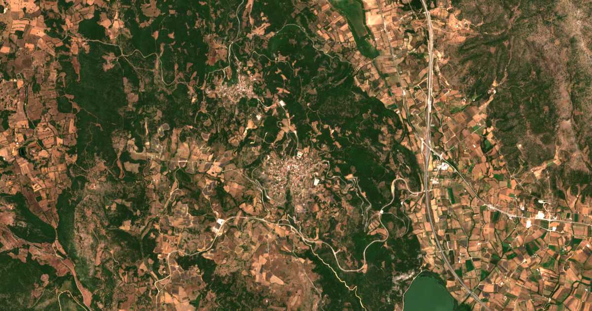 Mapa por satélite de Fyteíai