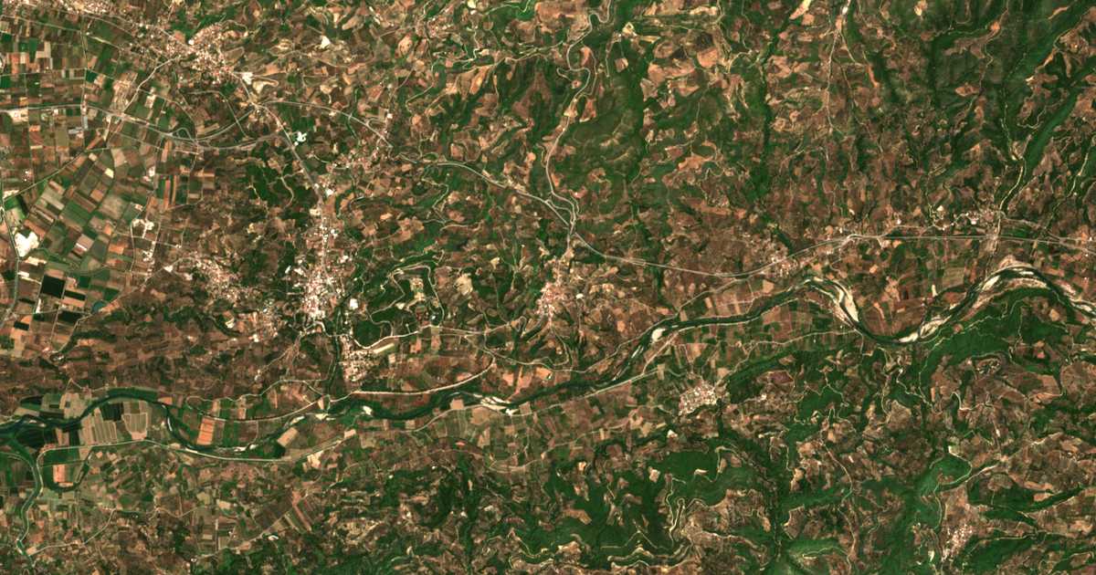 Mapa por satélite de Archaía Písa