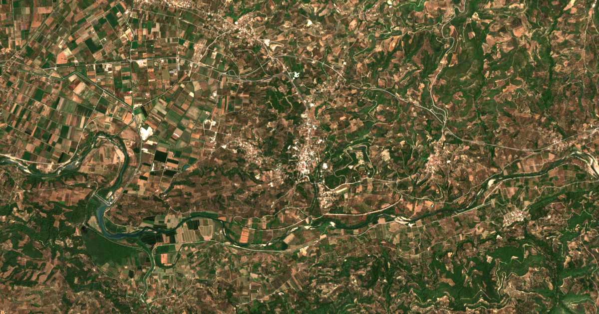 Mapa por satélite de Archaía Olympía