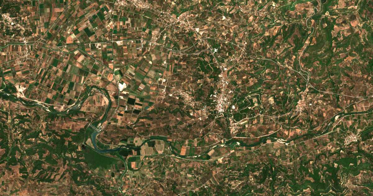 Mapa por satélite de Flókas