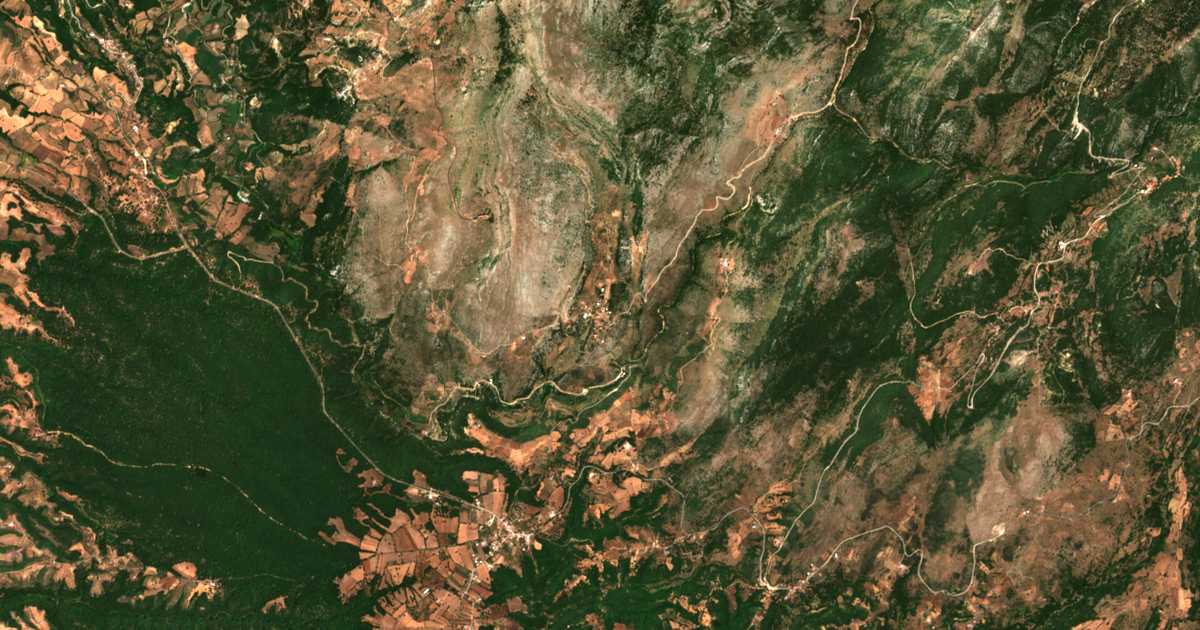 Mapa por satélite de Kakotárion