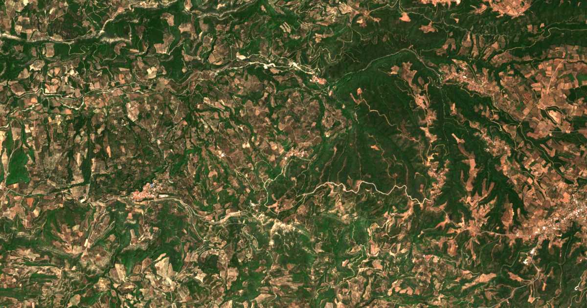 Mapa por satélite de Kryonérion