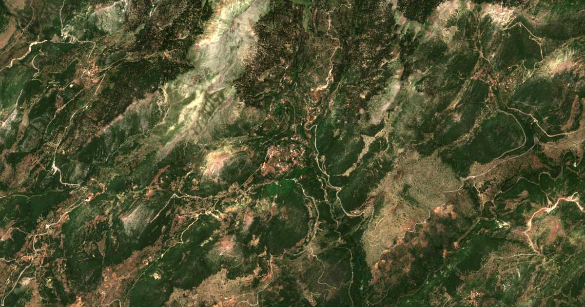 Mapa por satélite de Lámpeia