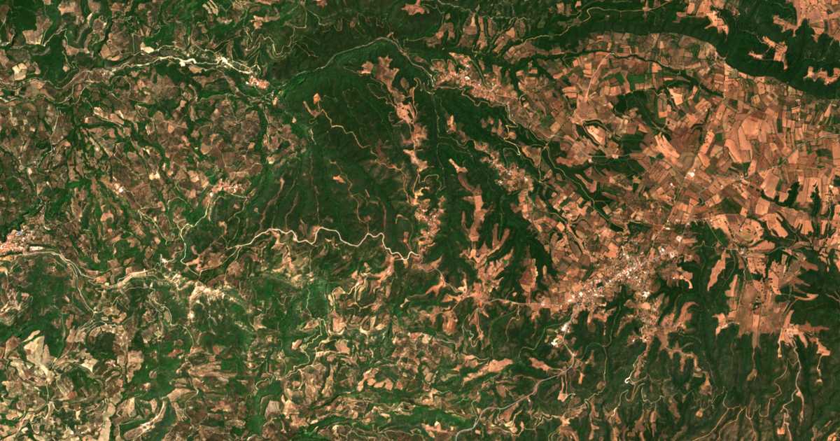 Mapa por satélite de Lásdikas