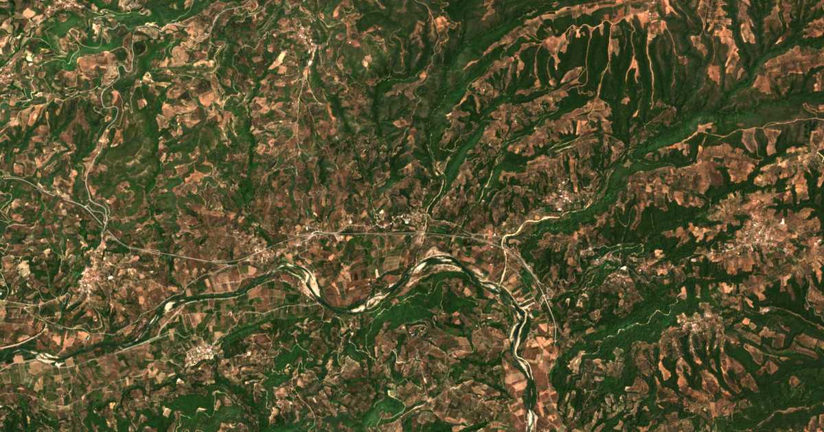 Mapa por satélite de Mouriá