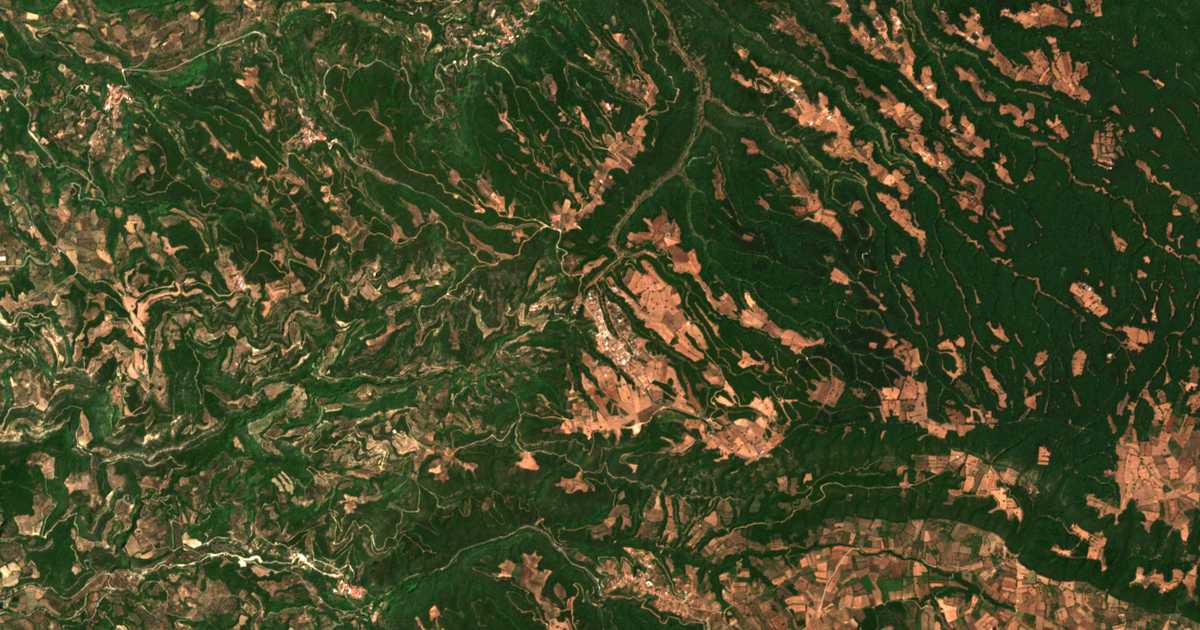Mapa por satélite de Néa Pérsaina
