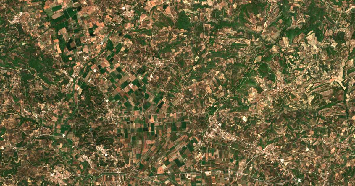 Mapa por satélite de Pournárion