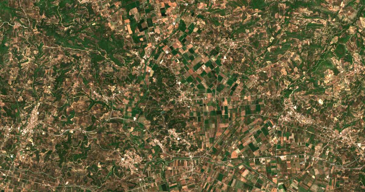 Mapa por satélite de Smíla
