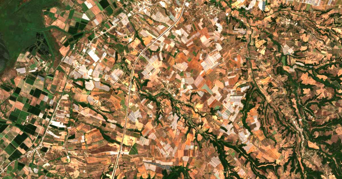 Mapa por satélite de Kapeléton