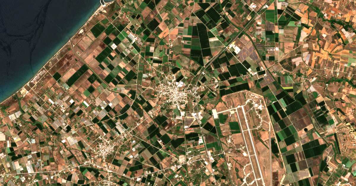 Mapa por satélite de Lechainá