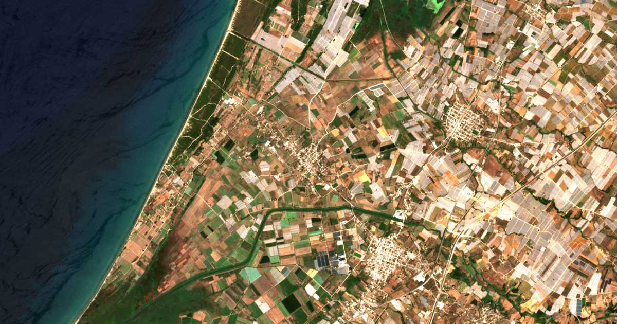 Mapa por satélite de Manolás
