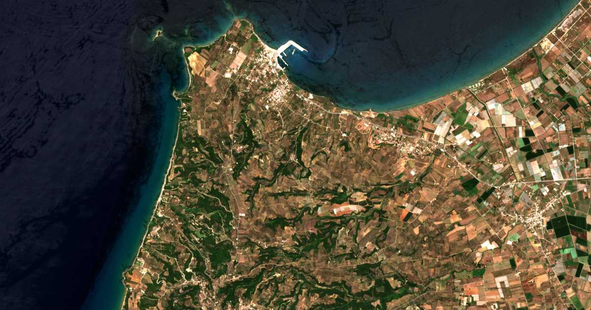 Mapa por satélite de Moní Vlachernón
