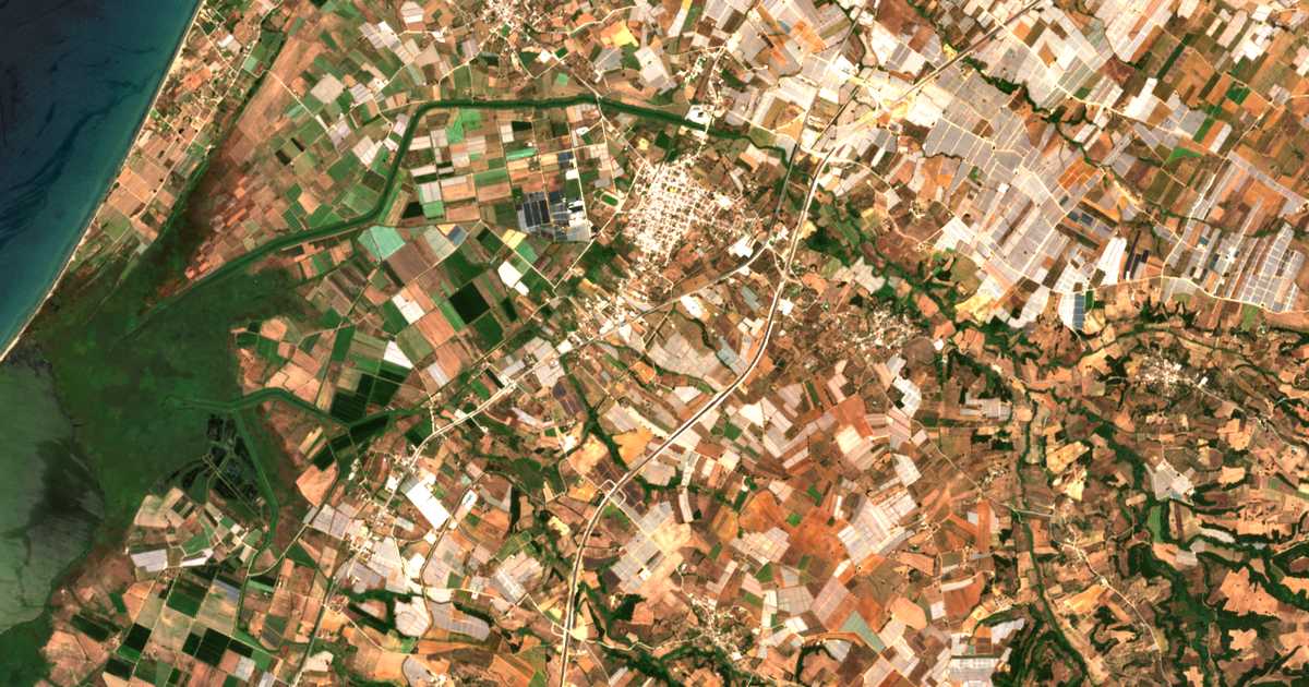 Mapa por satélite de Sympánion
