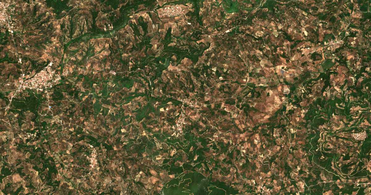 Mapa por satélite de Cháni Grýllou