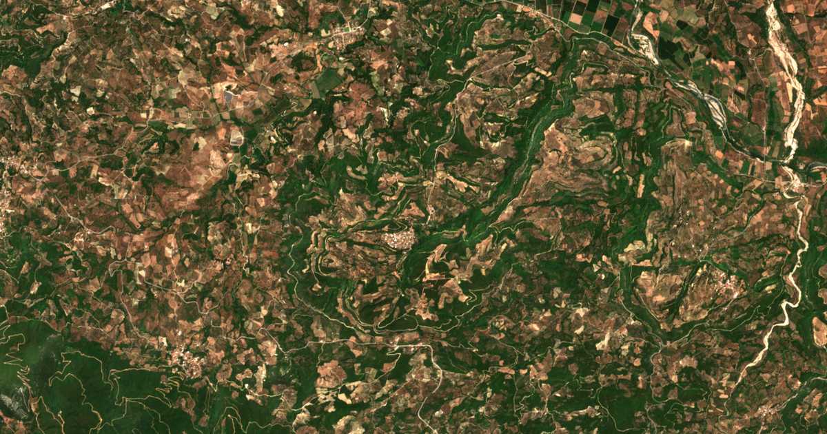 Mapa por satélite de Diásella