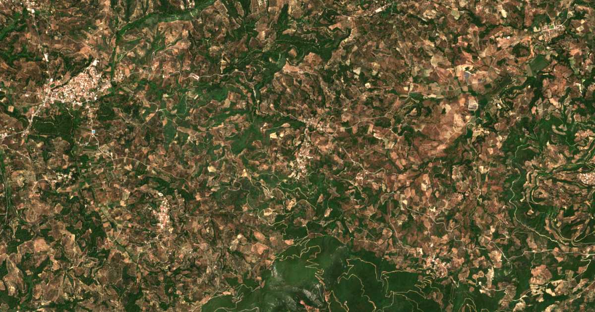 Mapa por satélite de Grýllos