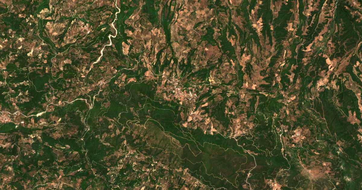 Mapa por satélite de Andravida