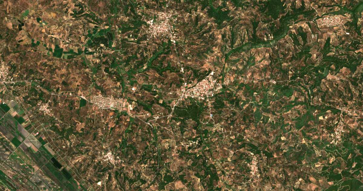 Mapa por satélite de Moschoúla