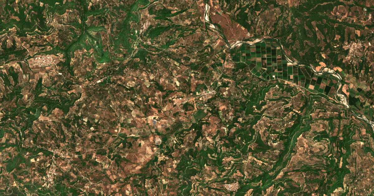 Mapa por satélite de Néo Chorió