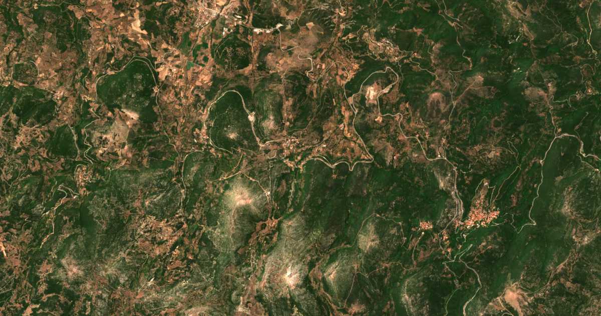 Mapa por satélite de Fanárion