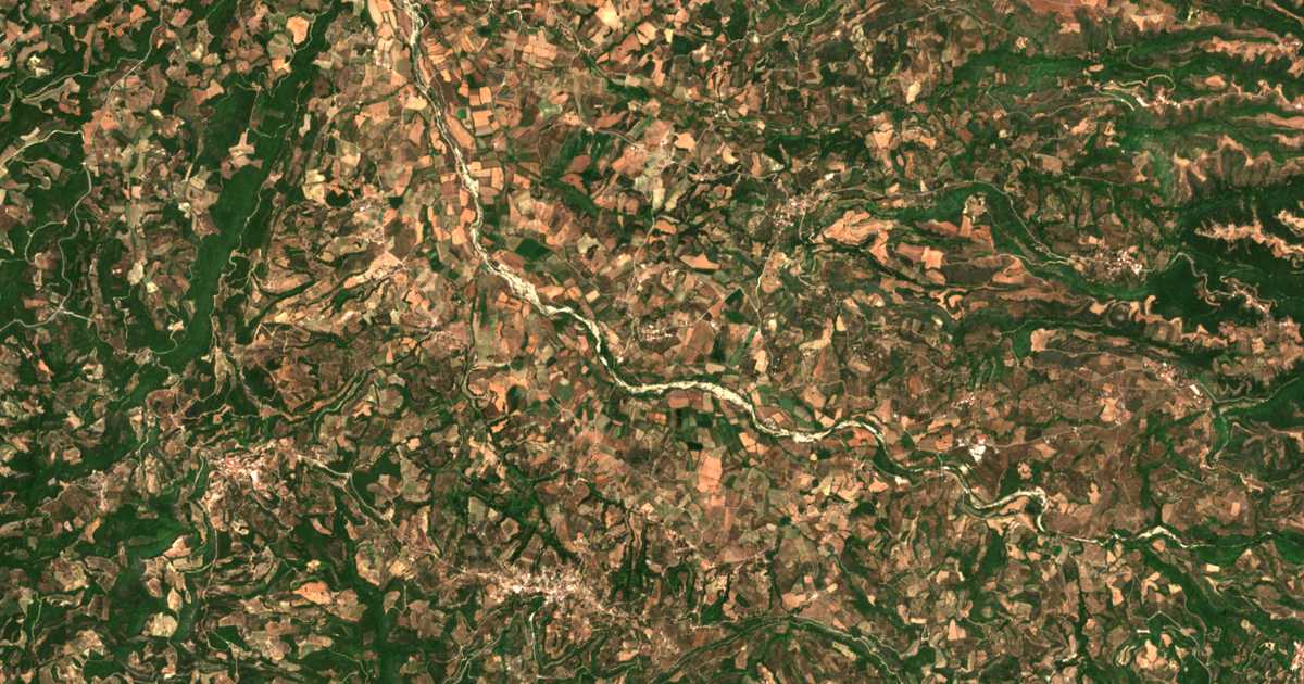 Mapa por satélite de Akropotamiá