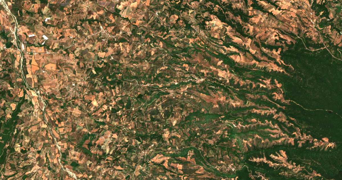 Mapa por satélite de Anthón