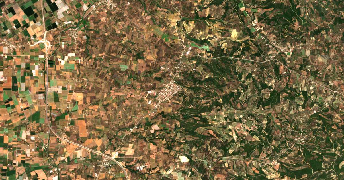 Mapa por satélite de Chavárion