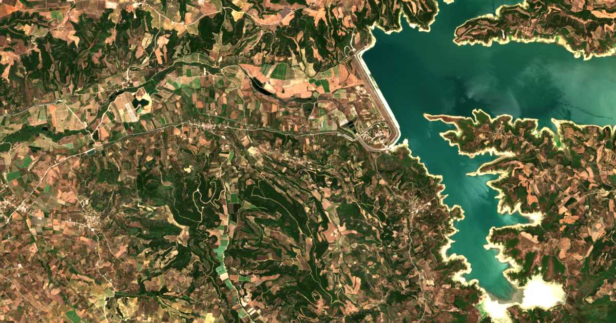Mapa por satélite de Kolokythás