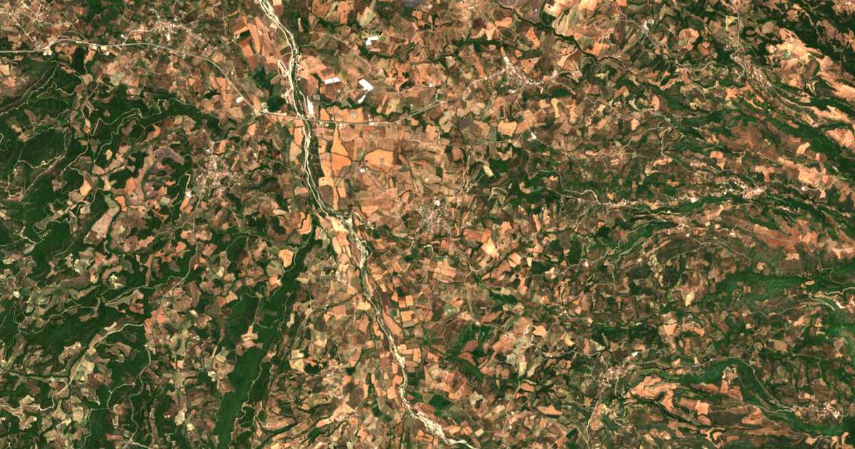 Mapa por satélite de Laganás
