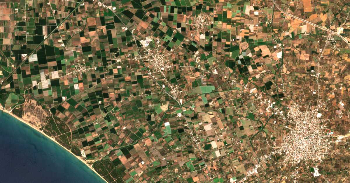 Mapa por satélite de Roviáta