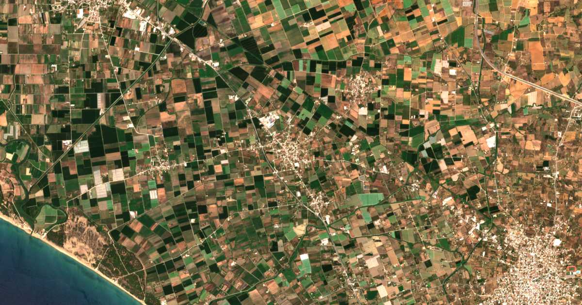 Mapa por satélite de Savália