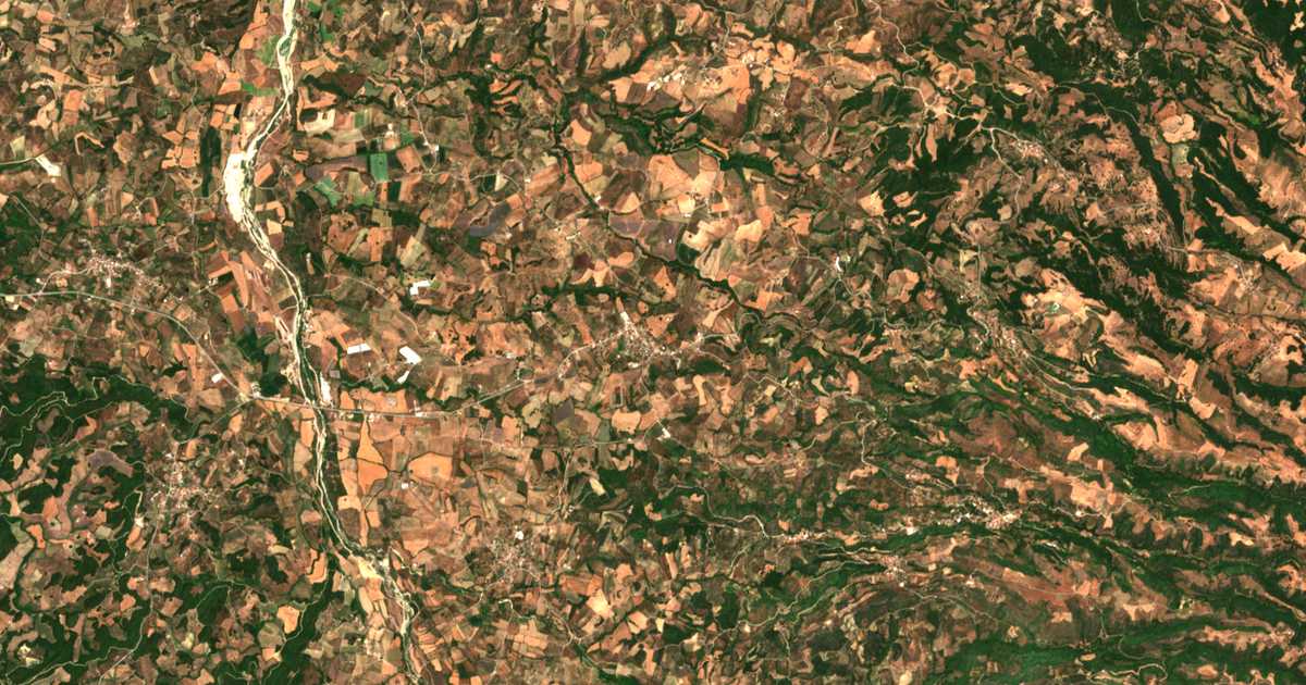 Mapa por satélite de Simópoulon