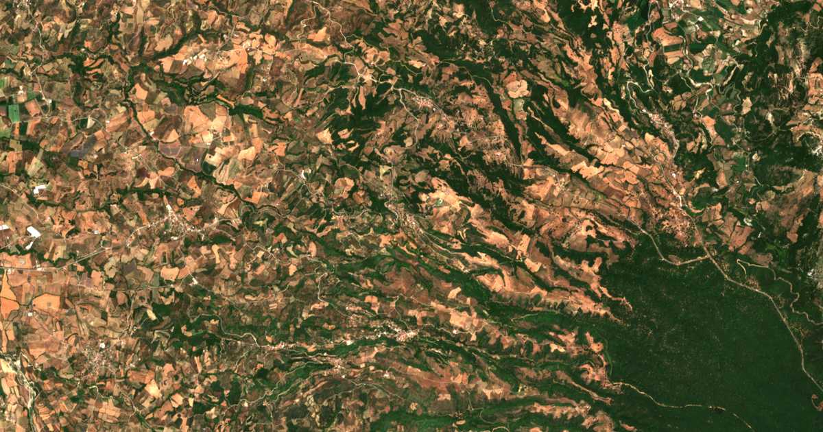 Mapa por satélite de Sklíva