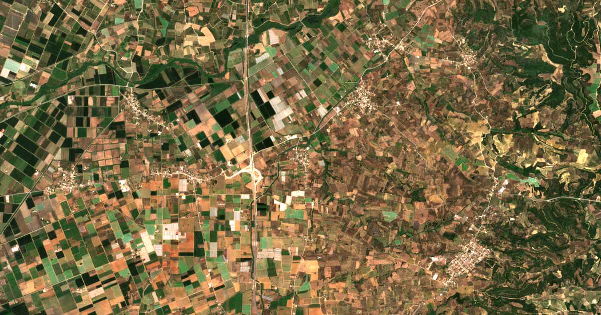 Mapa por satélite de Sóstion