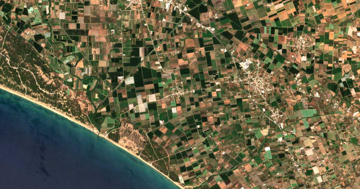 Mapa por satélite de Palaiochórion