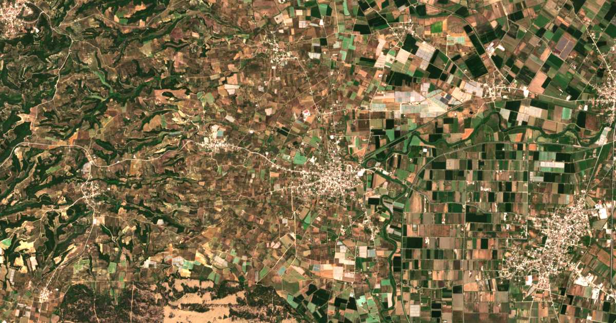 Mapa por satélite de Roméika