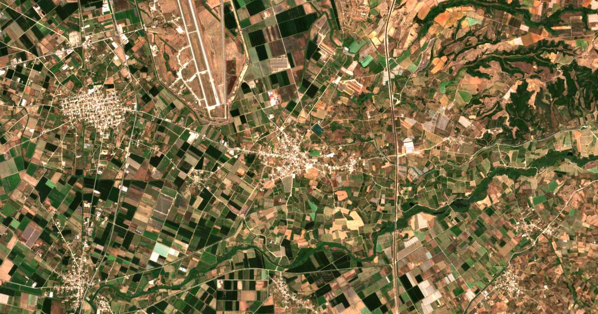 Mapa por satélite de Traganón
