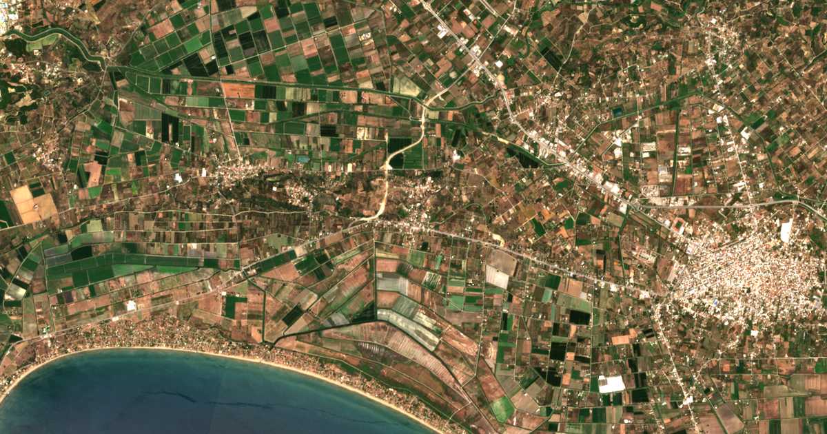Mapa por satélite de Ágios Ioánnis