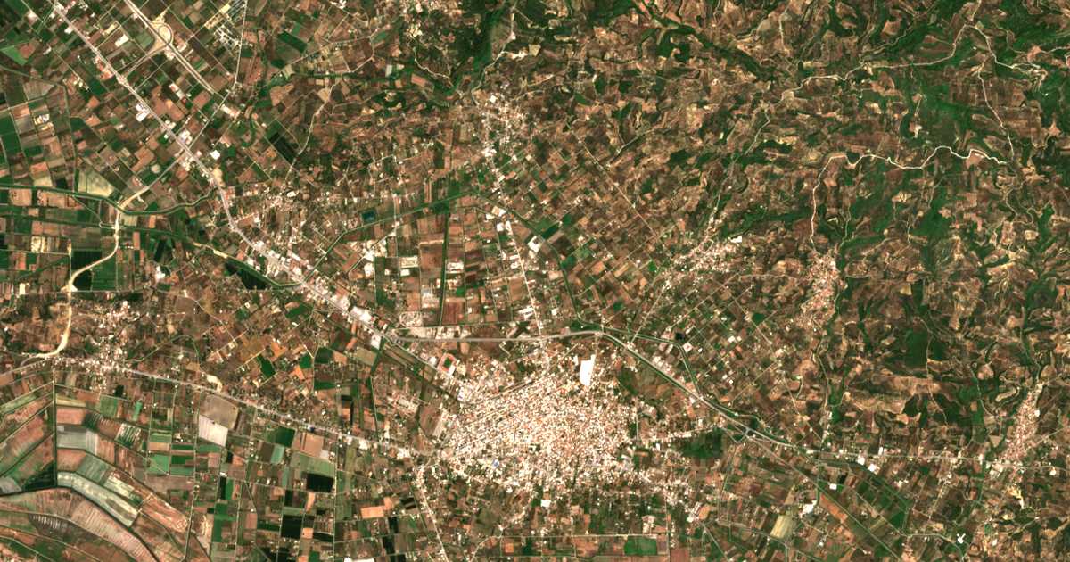 Mapa por satélite de Anthópyrgos